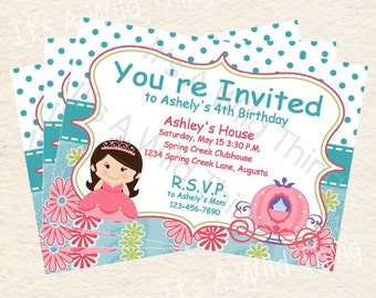 Princess Invitation