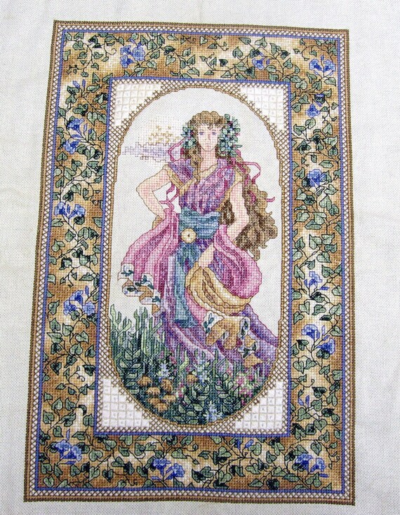 Teresa Wentzler  Day Angel Cross Stitch by LookingGlassDesigns1