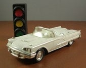 1960 Ford Thunderbird Convertible Dealer Promotional Model // AMT Friction toy Car // from Successionary