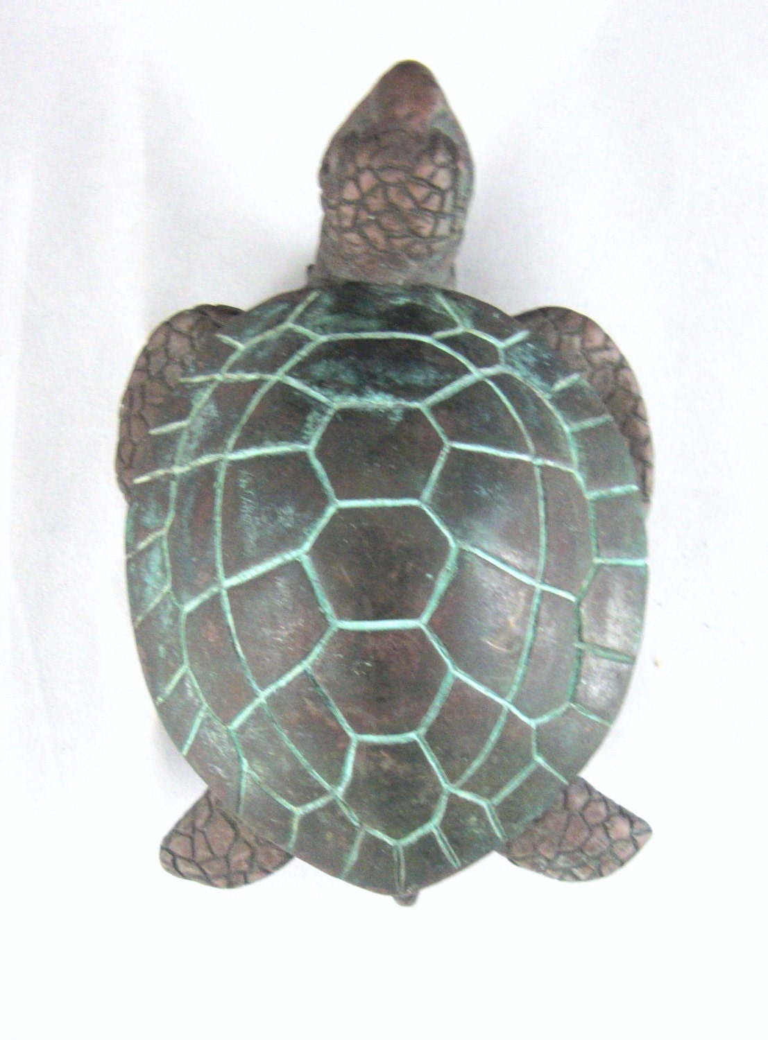 SPI Sea Turtle BRASS Door Knocker Coastal Beach Decor