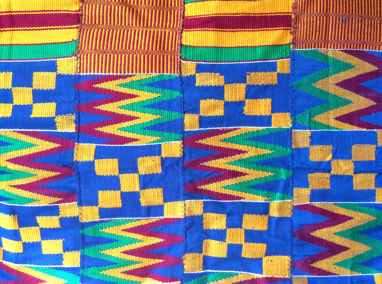 Traditional Hand Woven Ashanti Kente Cloth Various Sizes
