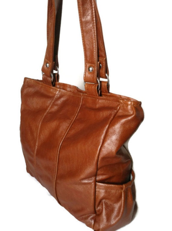 shoulder bag leather brown