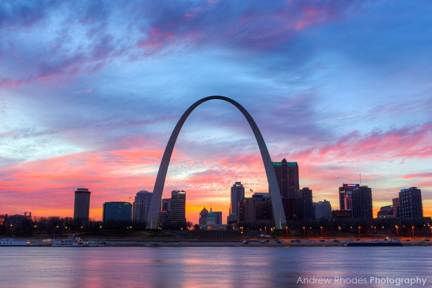 St. Louis Skyline Photography Saint Louis Print St. Louis