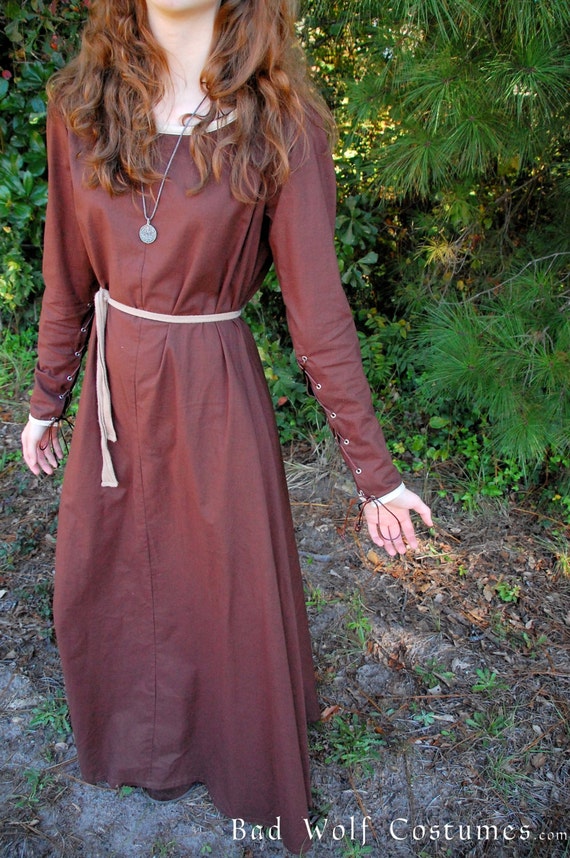Medieval Renaissance Dress Gown Fantasy Elven peasant