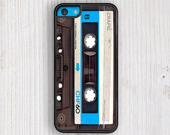 Blue Vintage Cassette iPhone 6s case, iPhone 6 Plus case, iPhone 5S case, iPhone 5C cases, iPhone 7 case