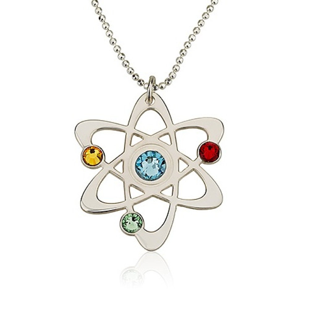 Science Symbol Necklace Chemistry Necklace by PersonalizedNecklace