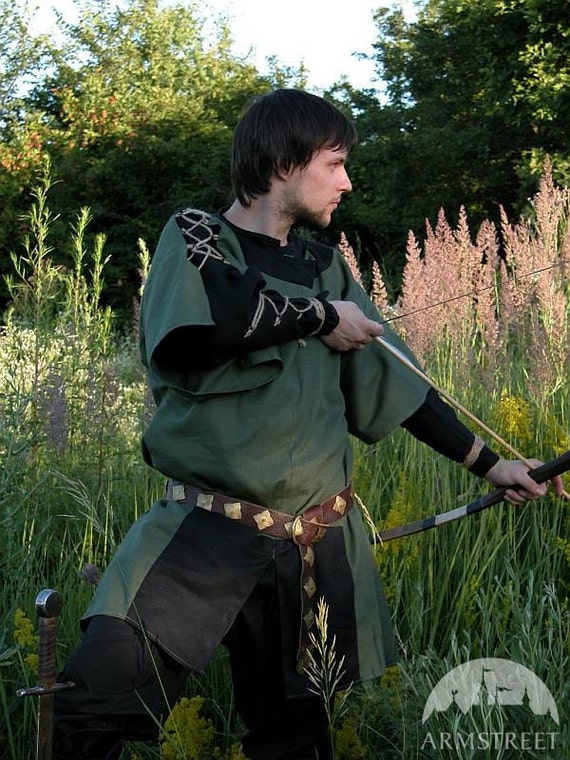 Bowman Archer Elven Tunic Surco Medieval Fantasy Fairy Costume