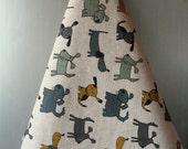 Linen Cotton Dish Towels Tea Towels Dog - Tea Towels set of 2