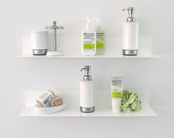 13-Gauge Wall Shelf - White