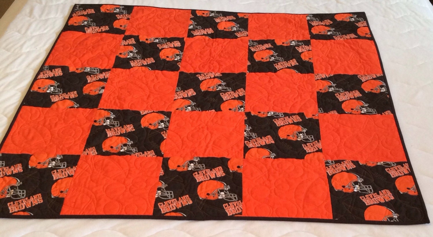 Cleveland Browns Baby Quilt