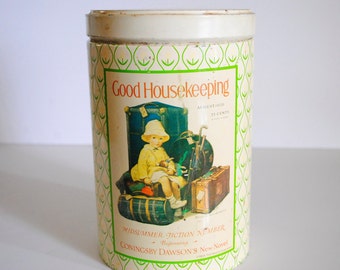 Vintage  Good Housekeeping Housewares  Cheinco Tin housewares edition 1926 August vintage