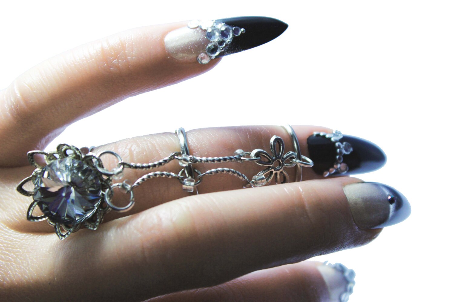 Triplet rings long finger ring long ring triplet