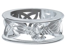 Sterling silver irish wedding rings