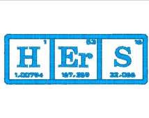 bathroom elements set table periodic of HERS Table HIS Embroidery Periodic of Machine Elements and Design