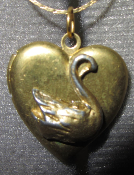 Swan Princess Odette Heart Locket