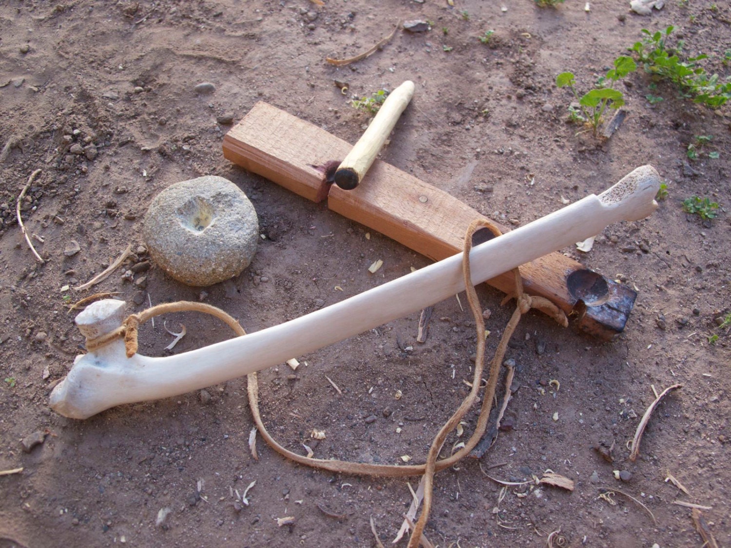 Traditional Friction Fire Bow Drill Kit