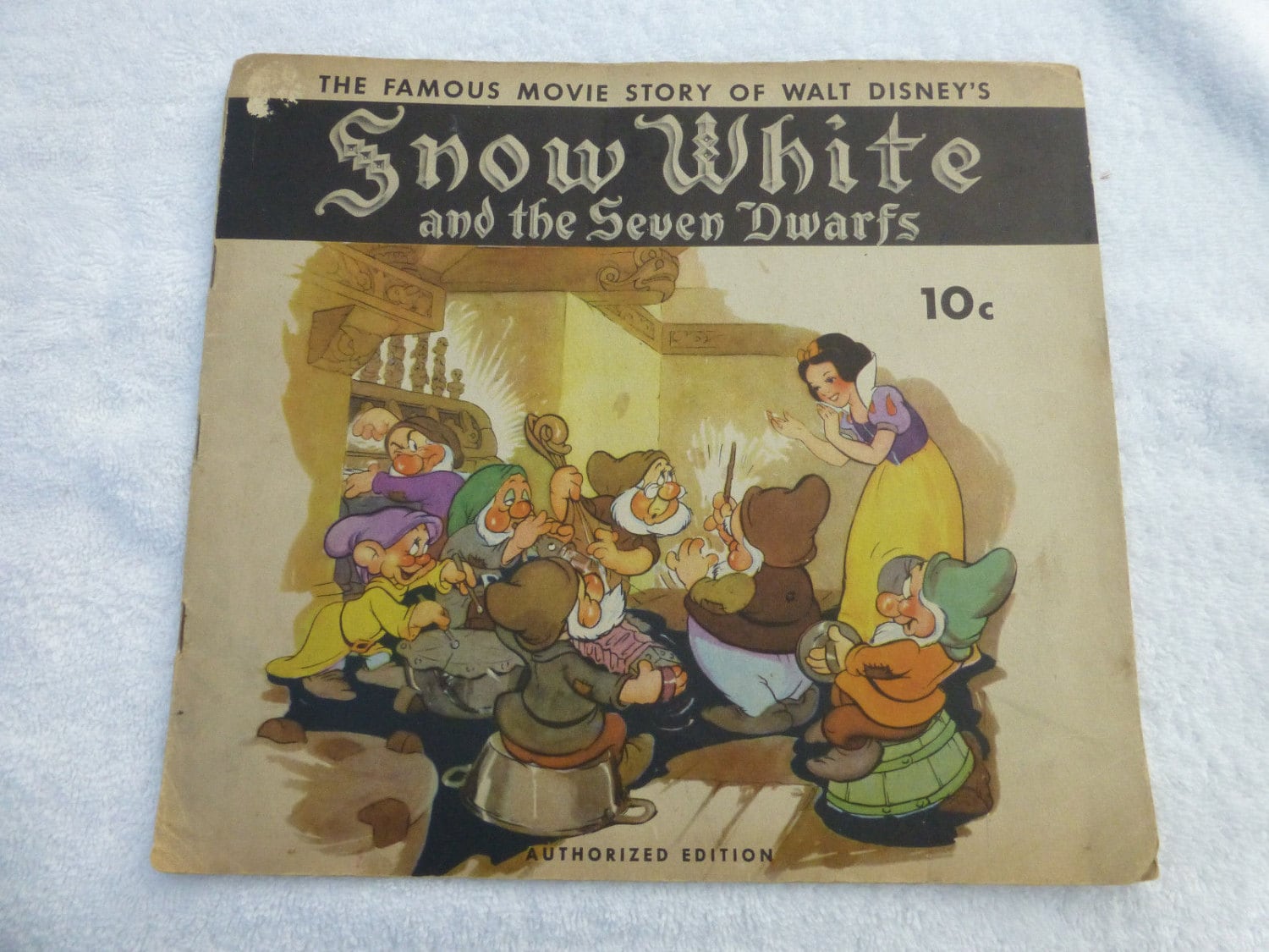 Snow White And The Seven Dwarfs 1938 Authorized Walt Disney 
