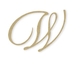 Wooden Monogram Letter 