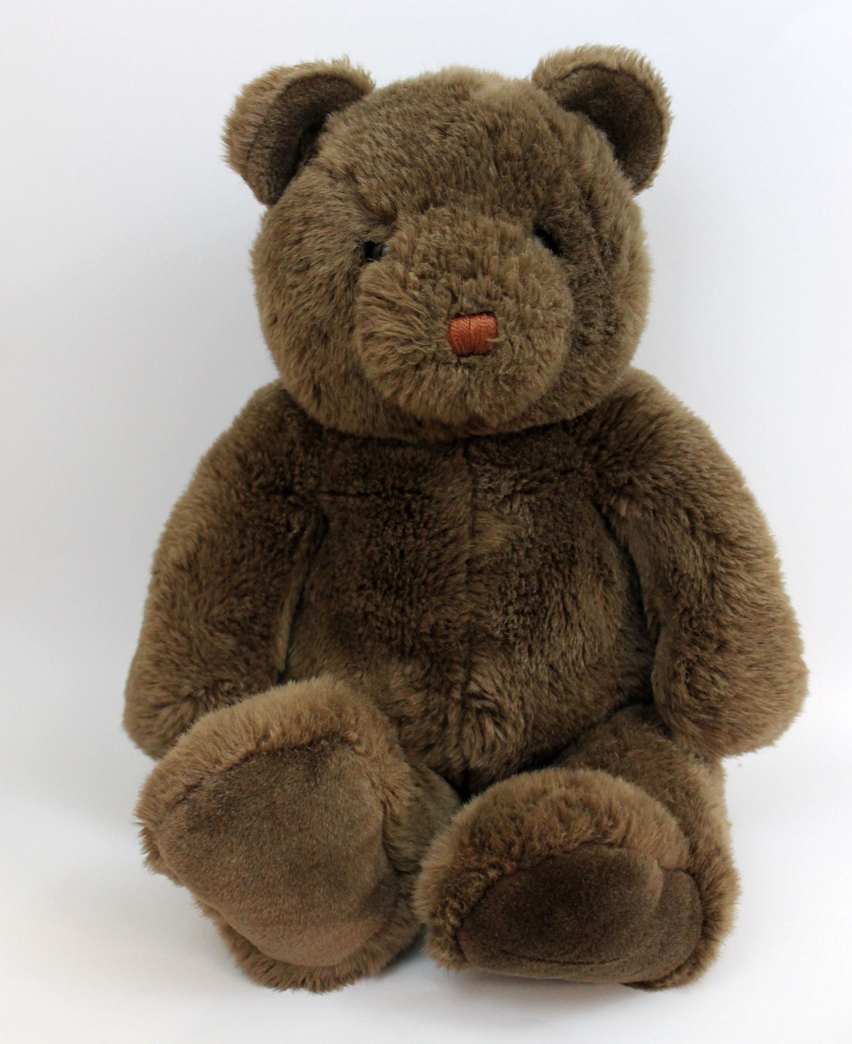 Gund Vintage 1989 Chocolate Brown Teddy Bear 15 Plush