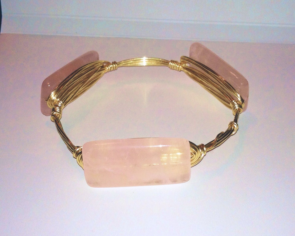 Rose Quartz Bangle