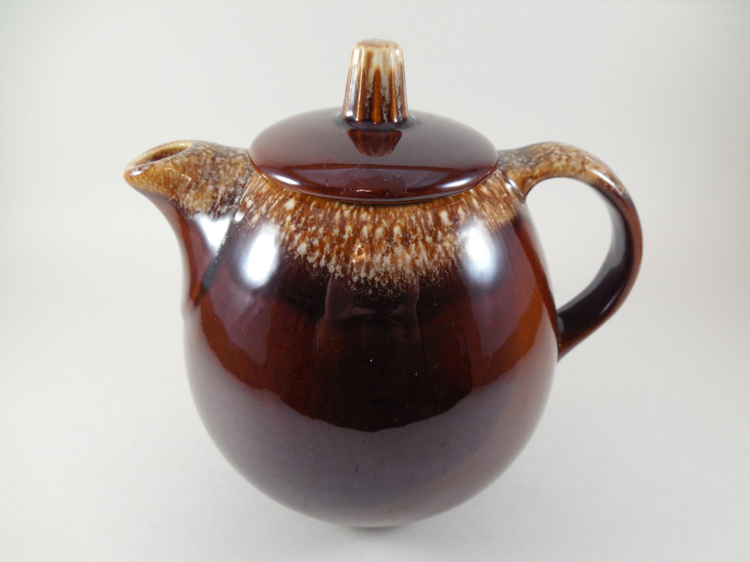 Vintage Hull Teapot Hull Coffee Pot Hull Chocolate Pot Brown