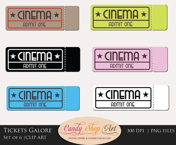 clipart cinema ticket - photo #10