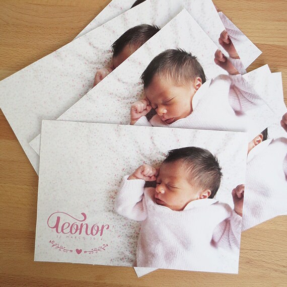 Printable Birth Announcement - with Photo Il_570xn
