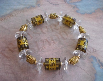 Golden (Buddha) Aum Bracelet
