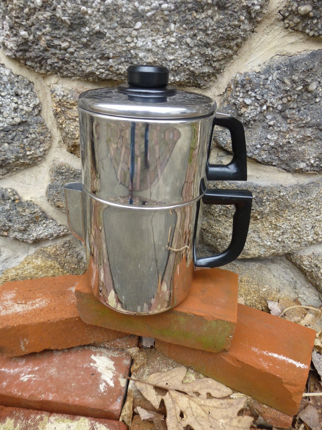 Vintage Drip O Lator Drip Coffee Pot Maker Ekco Flint 8 cup