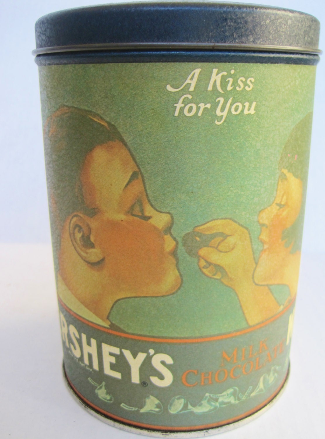 Hershey Kisses Advertising Collectible Tin A Kiss For