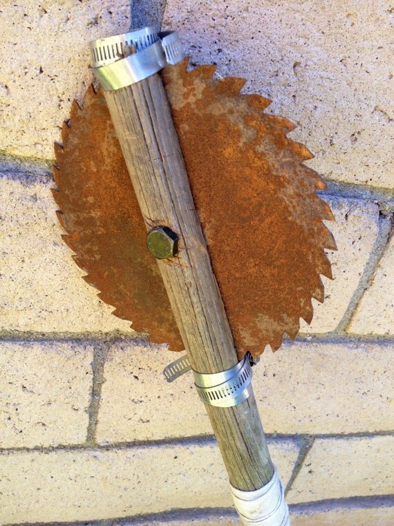 Items similar to Wasteland Saw Blade Battle Axe FREE SHIPPING on Etsy
