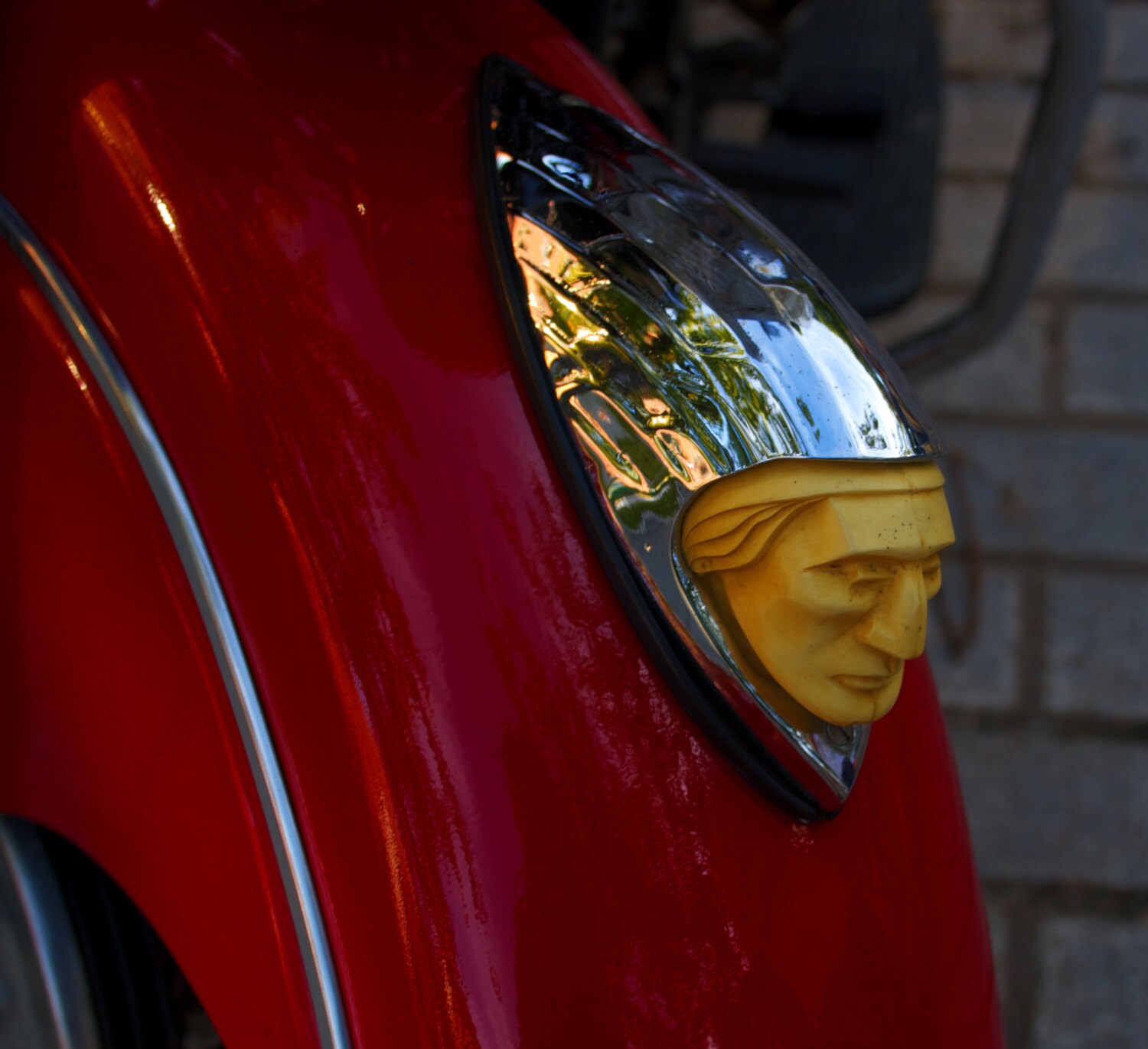 Indian Motorcycle Front Fender Ornament by OskarsOddities on Etsy