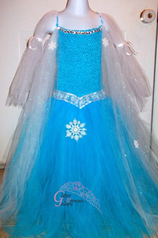 Elsa the Snow Queen inspired tutu dress