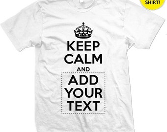 Popular items for keep calm t shirts on Etsy