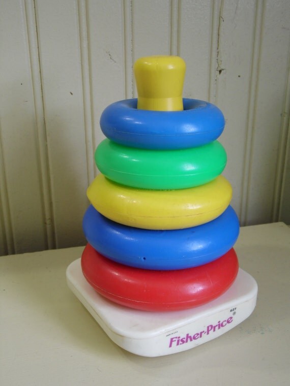 FisherPrice Stacking Rings/FisherPrice Toys/Vintage