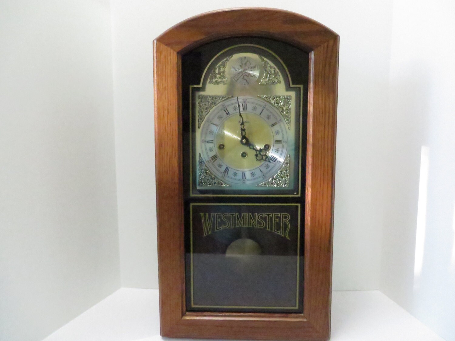 Vintage Tempus Fugit Westminster Wall Clock