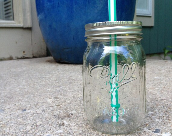 plastic mason jar tumbler with straw