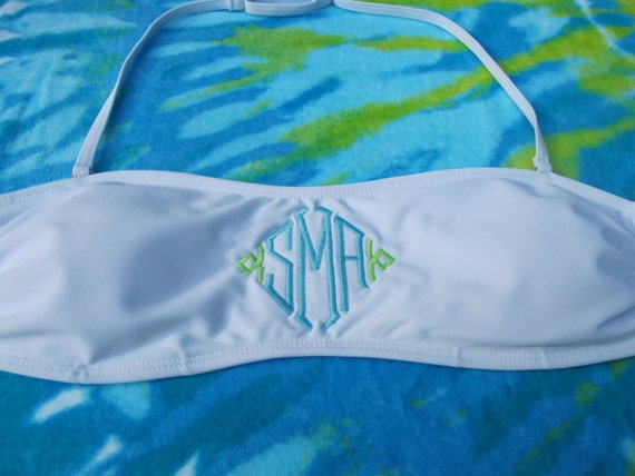 monogrammed swim shirt