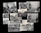 Lot of 13 B/W Photos of Paintings By Famous Listed Artist Lucien Adrion