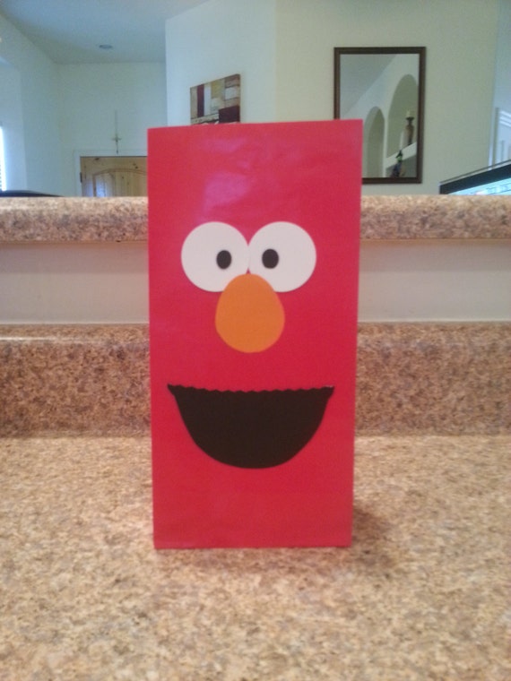 Elmo Candy Bags
 Items similar to 10 Elmo Candy Bags Elmo Goo Bags Elmo Party Favor