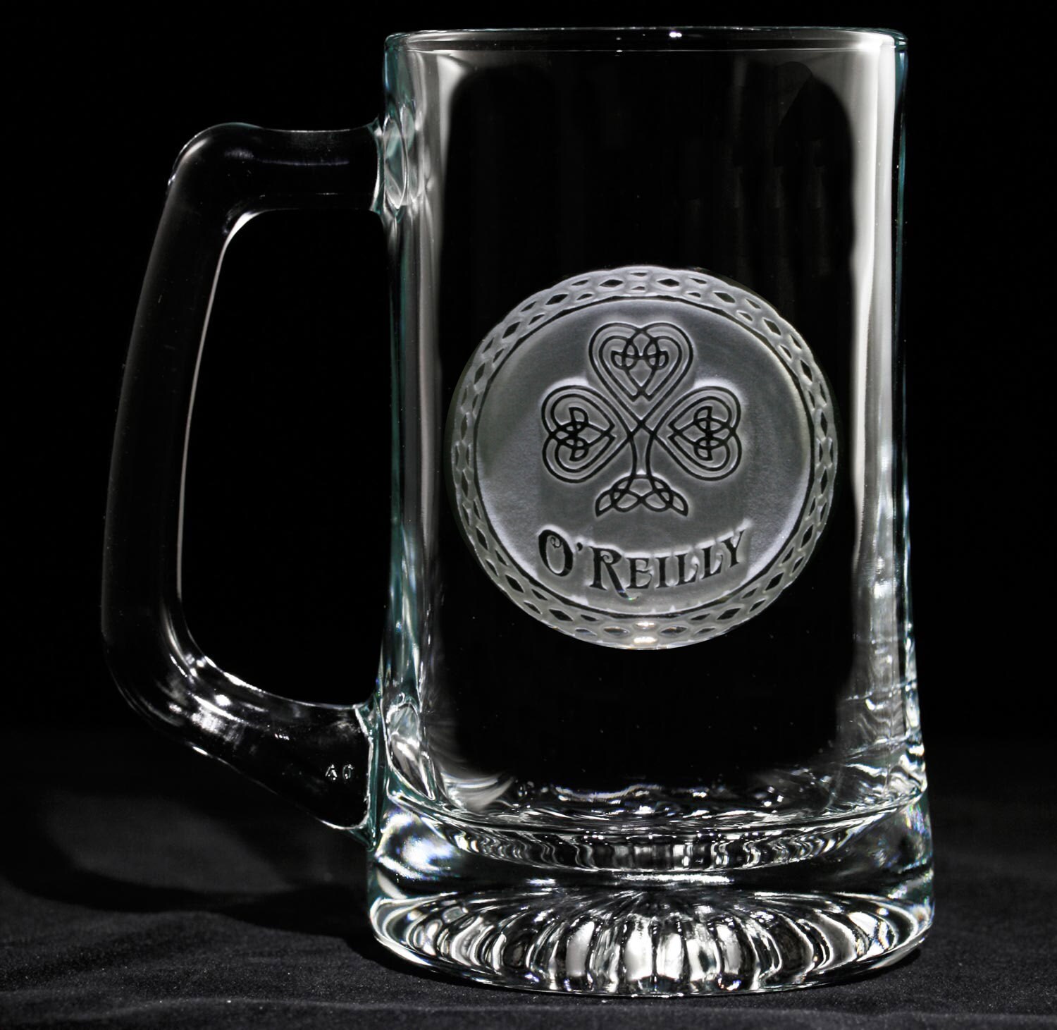 Irish Beer Mug Glass SET OF 4 Engraved
Irish Beer Mug