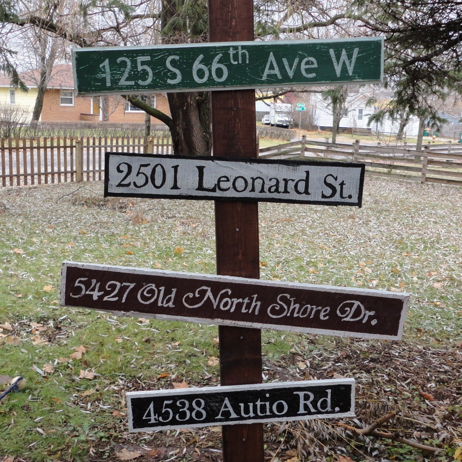 Custom Distressed Wooden Street Sign by CurioObscurio on Etsy