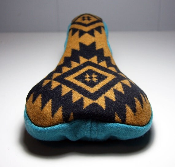 Bicycle Seat Cover Made From Pendleton® Wool Bike Seat Cover