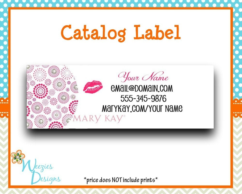 Mary Kay Catalog label Direct Sales Marketing Independant