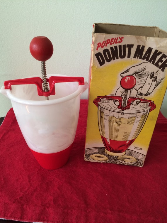 Vintage Popeil's Donut Maker In Original Box