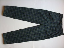Vintage Burberrys men golf pants green plaids and checks 33% cotton 67 ...
