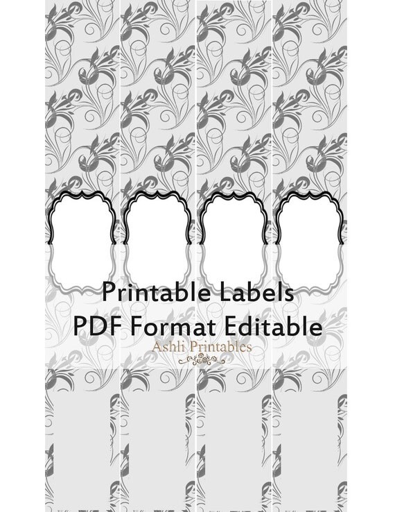 items similar to printable soap labels swirls pdf format editable on etsy