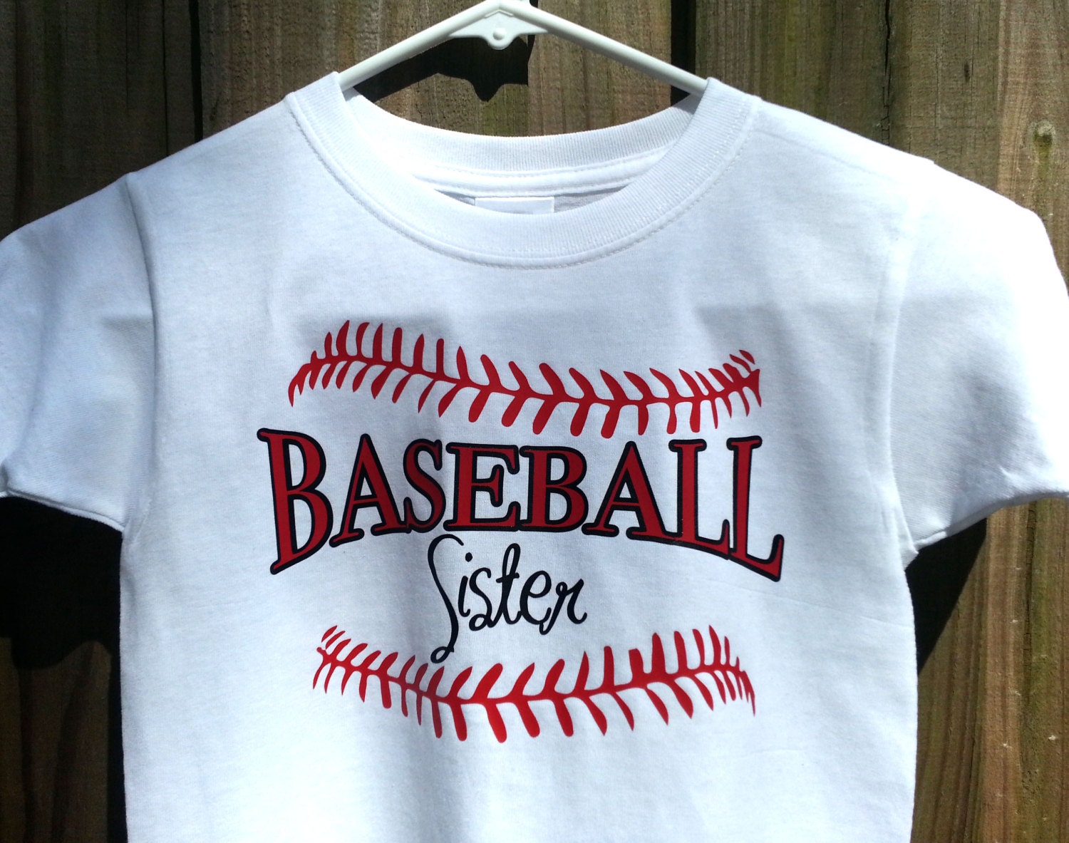 Baseball Sister Shirt by CraveGraphix on Etsy
