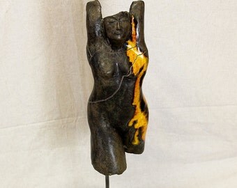 Female Torso Sculpture Ceramics