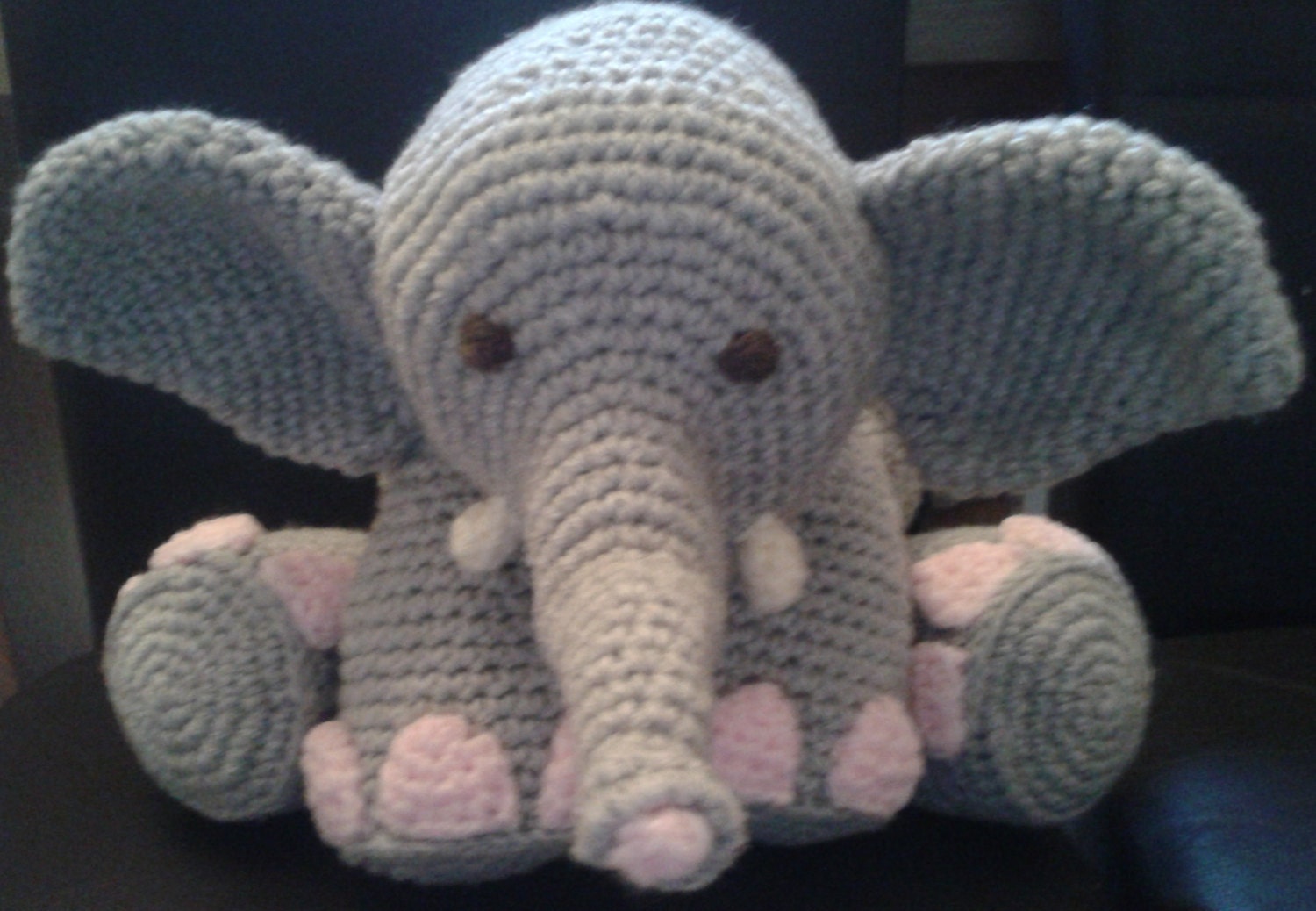 Elephant Pillow Cushion Toy Amigurumi Crochet PATTERN